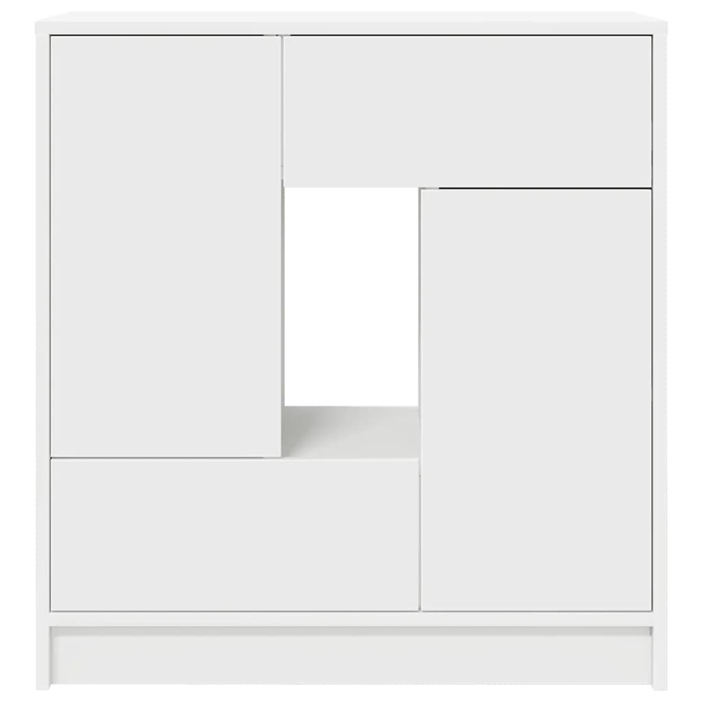 vidaXL Dressoir met lades en deuren 70,5x34x74,5 cm wit
