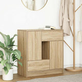 vidaXL Dressoir met lades en deuren 70,5x34x74,5 cm wit