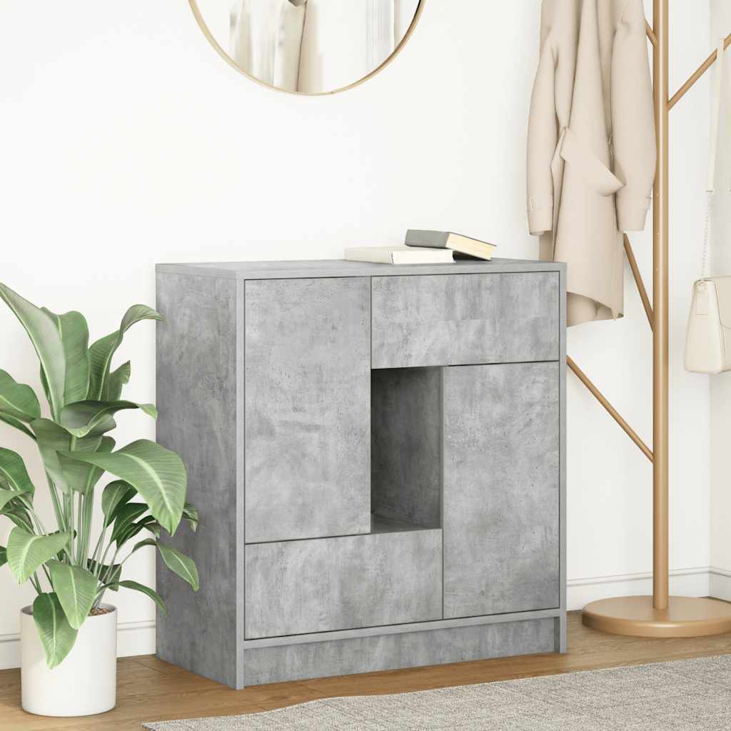 vidaXL Dressoir met lades en deuren 70,5x34x74,5 cm wit