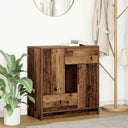 vidaXL Dressoir met lades en deuren 70,5x34x74,5 cm wit