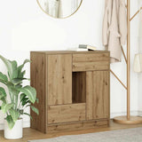 vidaXL Dressoir met lades en deuren 70,5x34x74,5 cm wit
