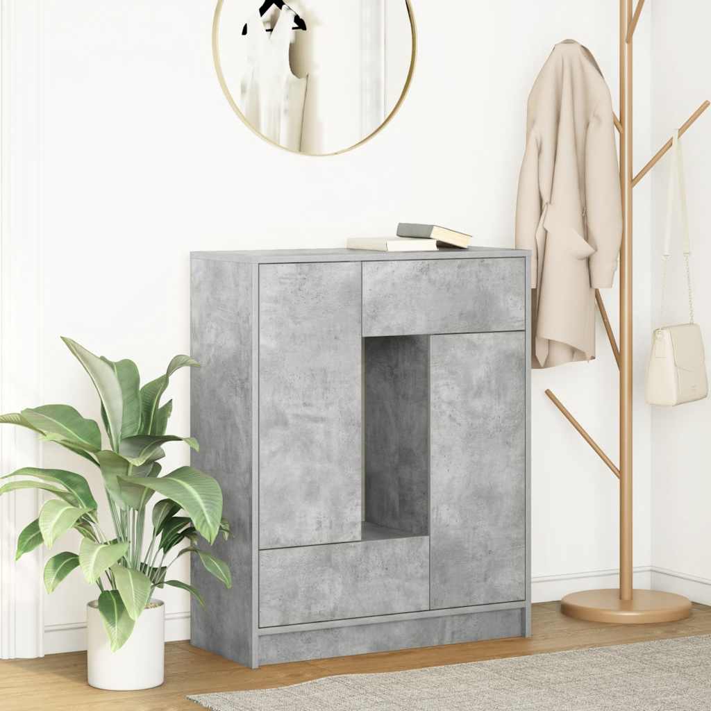 vidaXL Dressoir met lades en deuren 73x31x90 cm wit