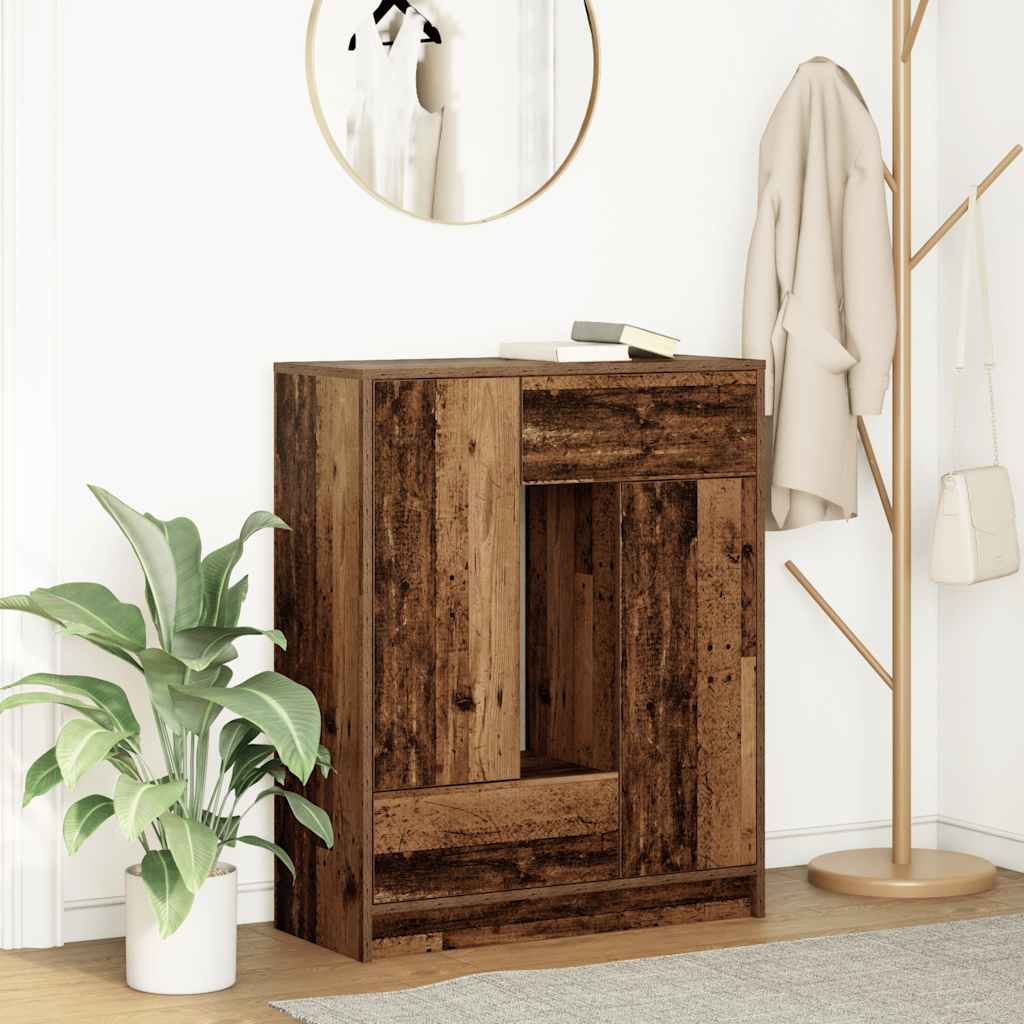 vidaXL Dressoir met lades en deuren 73x31x90 cm wit