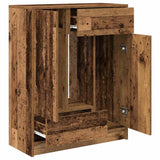 vidaXL Dressoir met lades en deuren 73x31x90 cm wit