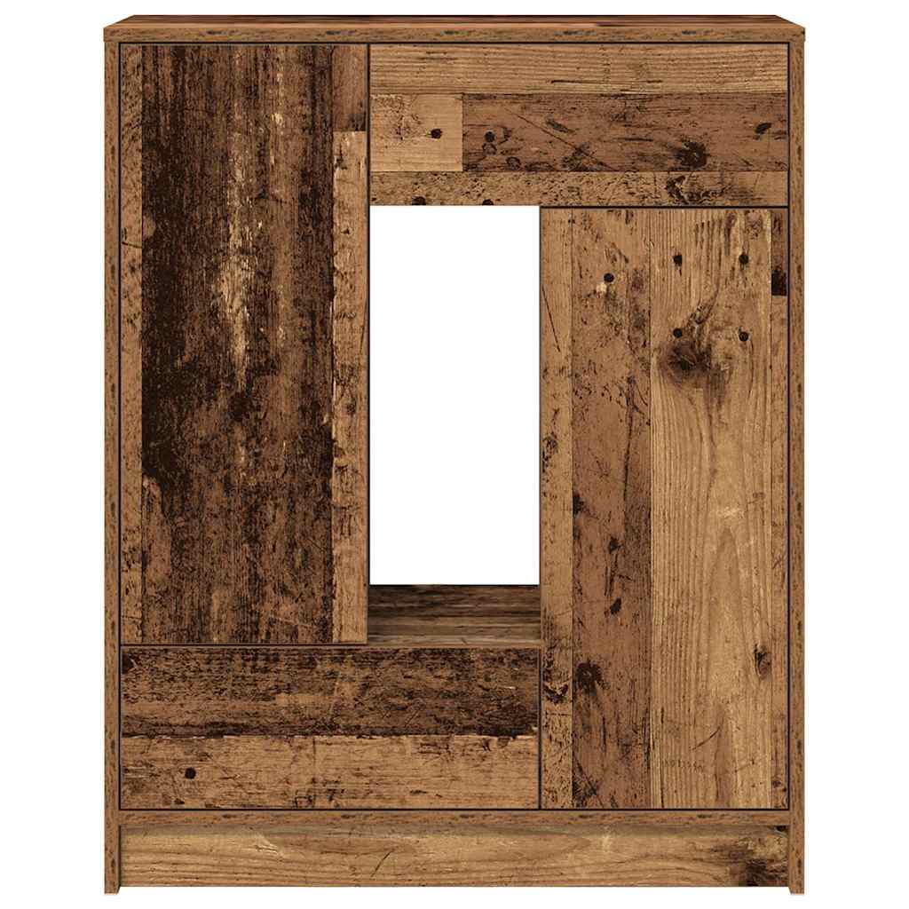 vidaXL Dressoir met lades en deuren 73x31x90 cm wit