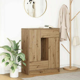 vidaXL Dressoir met lades en deuren 73x31x90 cm wit