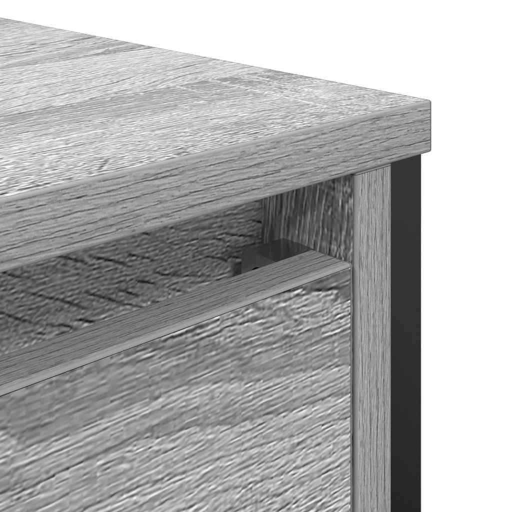 vidaXL Badkamerkast wastafelmeubel 60x34,5x60 cm zwart