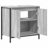vidaXL Badkamerkast wastafelmeubel 60x34,5x60 cm zwart