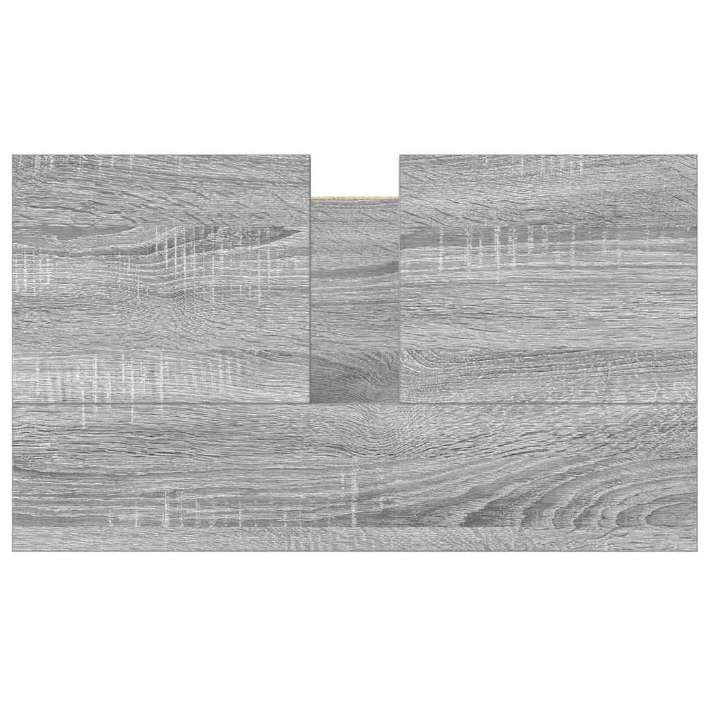 vidaXL Badkamerkast wastafelmeubel 60x34,5x60 cm zwart
