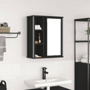 vidaXL Badkamerwandkast met spiegel 50x21x60 cm eikenkleurig