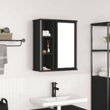 vidaXL Badkamerwandkast met spiegel 50x21x60 cm eikenkleurig