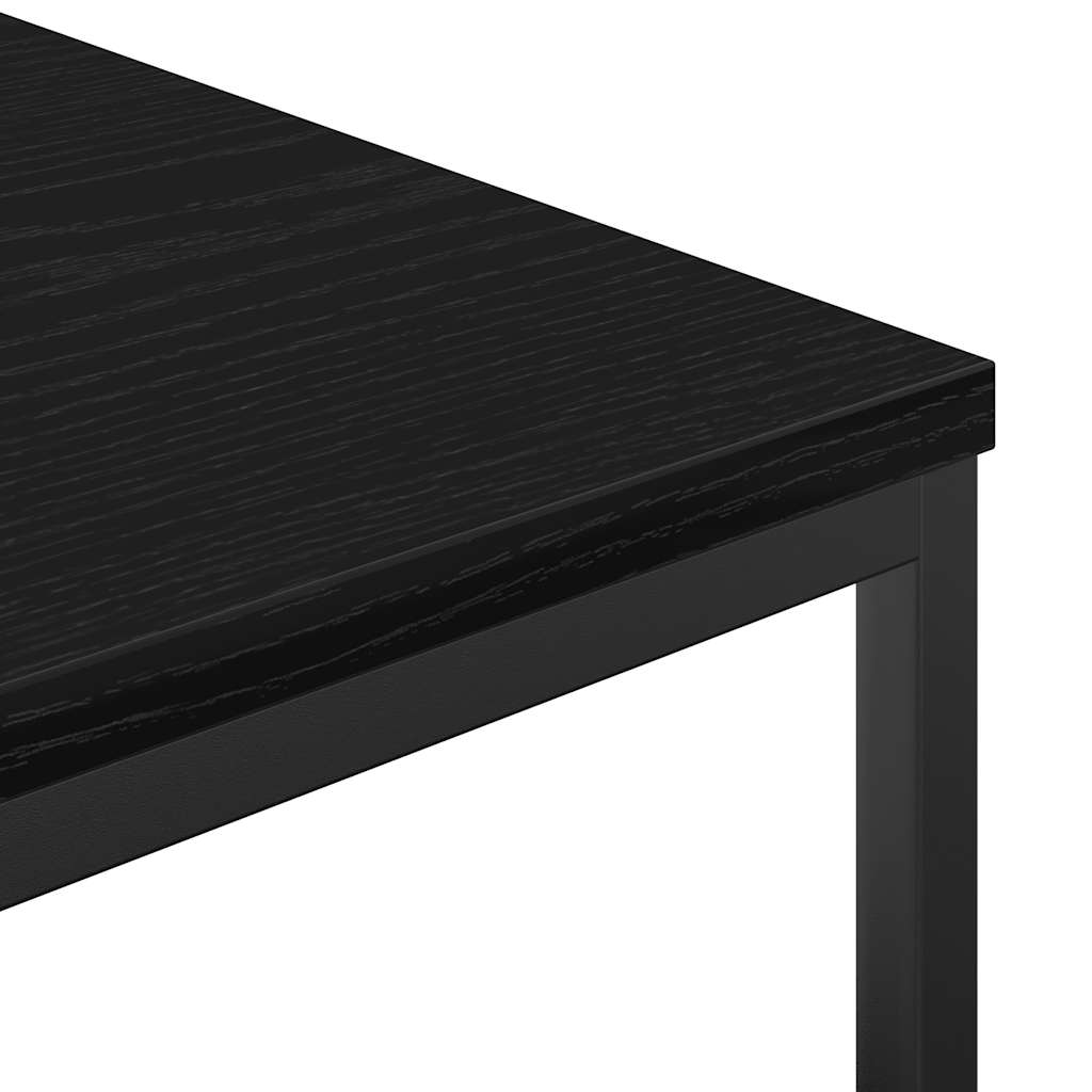 vidaXL Badkamermeubel met planken 36x35x95 cm zwart eikenkleurig