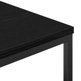 vidaXL Badkamermeubel met planken 36x35x95 cm zwart eikenkleurig