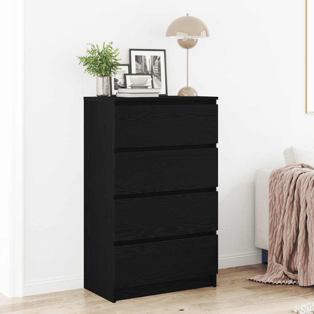 vidaXL Dressoir 60x35x98,5 cm bewerkt hout wit