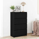 vidaXL Dressoir 60x35x98,5 cm bewerkt hout wit