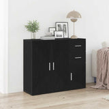 vidaXL Dressoir 91x29,5x75 cm bewerkt hout wit