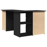 vidaXL Corner Desk 145x100x76 cm Engineered Wood White