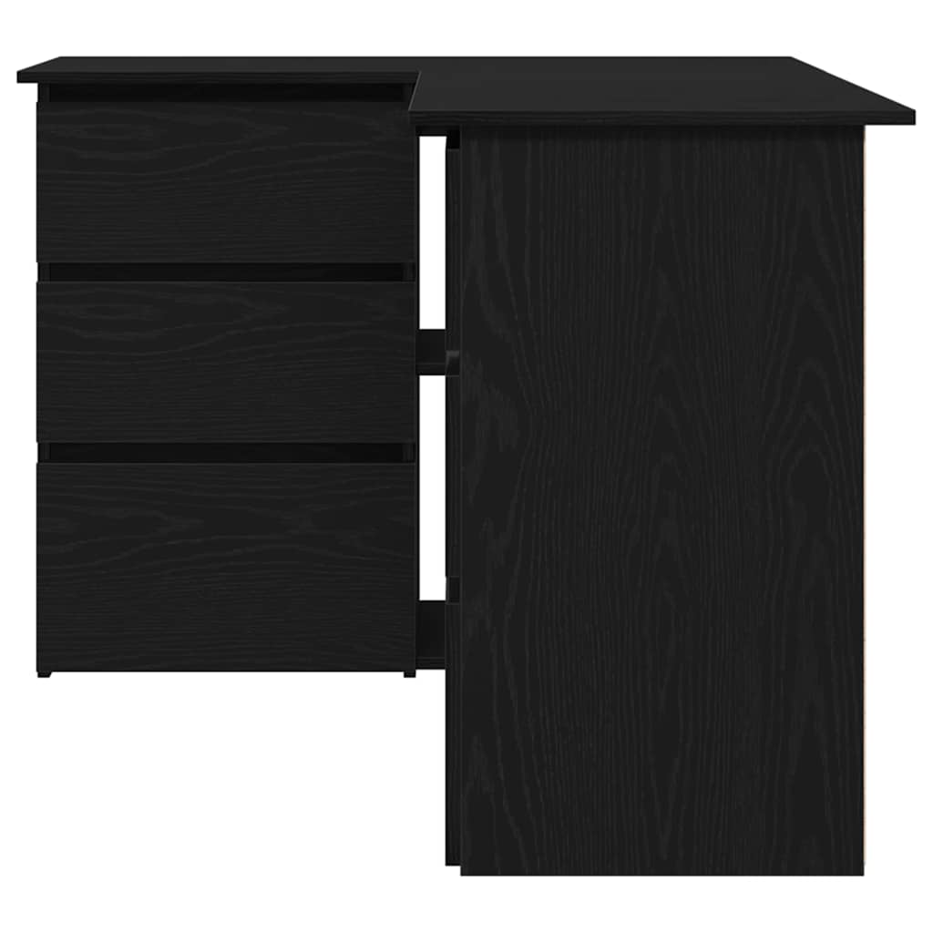 vidaXL Corner Desk 145x100x76 cm Engineered Wood White