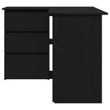vidaXL Corner Desk 145x100x76 cm Engineered Wood White