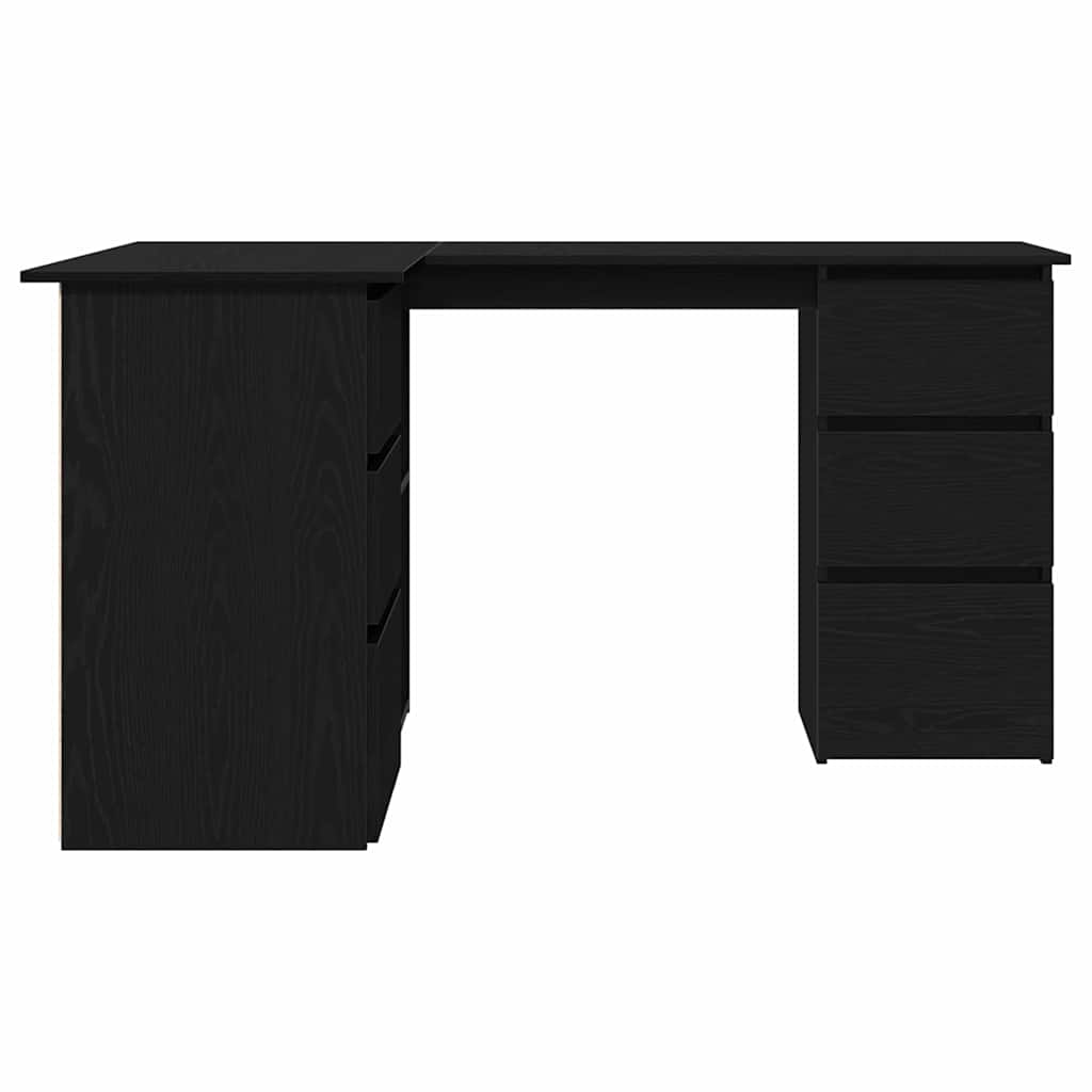 vidaXL Corner Desk 145x100x76 cm Engineered Wood White