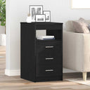 vidaXL Chest of Drawers 40x50x76 cm Engineered Wood White