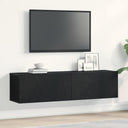 vidaXL Tv-meubel 80x30x30 cm bewerkt hout wit