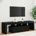 vidaXL TV Cabinet with LED Lights 140x36.5x40 cm White