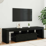 vidaXL TV Cabinet with LED Lights 140x36.5x40 cm White