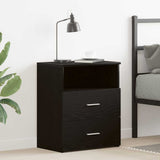 vidaXL Bedside Cabinet 50x32x60 cm White