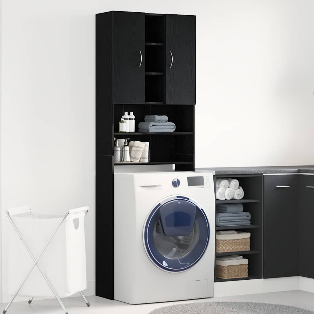 vidaXL Washing Machine Cabinet 64x25.5x190 cm white