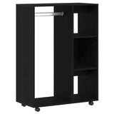 vidaXL Kledingkast 80x40x110 cm bewerkt hout wit