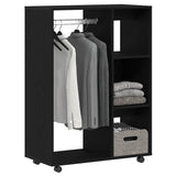 vidaXL Kledingkast 80x40x110 cm bewerkt hout wit