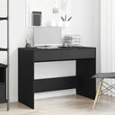 vidaXL Bureau 101x50x76,5 cm bewerkt hout wit