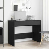 vidaXL Bureau 101x50x76,5 cm bewerkt hout wit