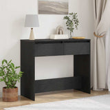 vidaXL Wandtafel 89x41x76,5 cm bewerkt hout wit