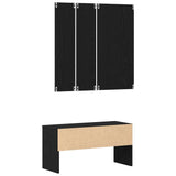 vidaXL Wardrobe Set Engineered Wood White