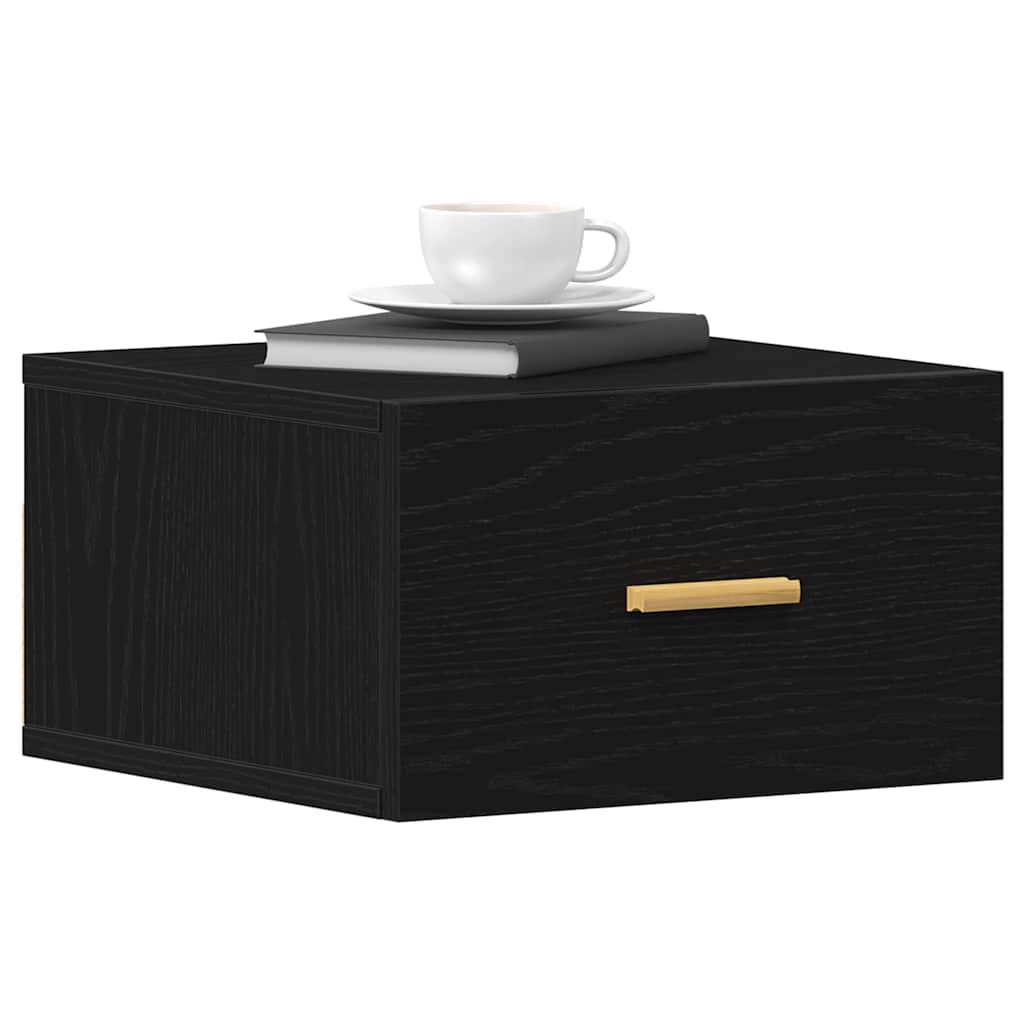 vidaXL Wall-Mounted Nightstand 35x35x20 cm White