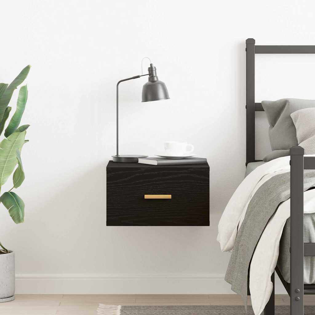 vidaXL Wall-Mounted Nightstand 35x35x20 cm White