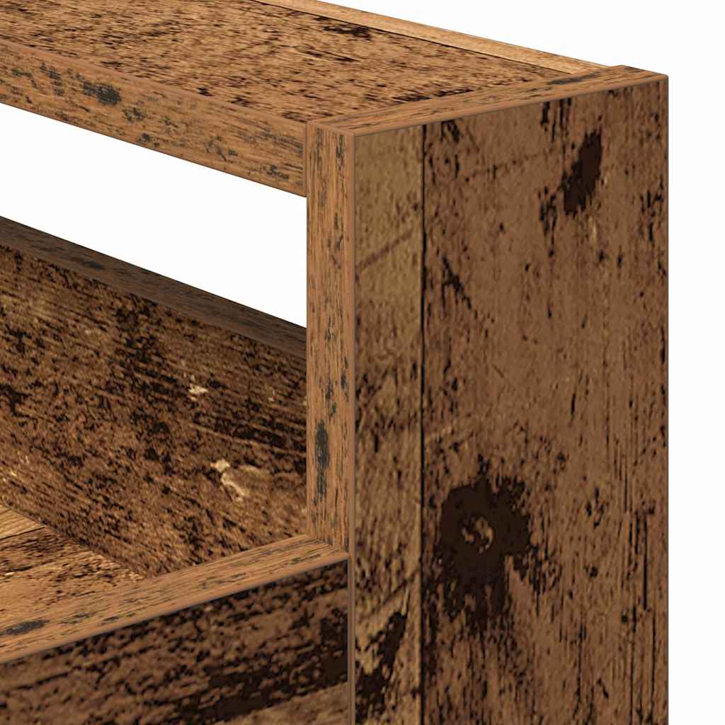 vidaXL Keukentrolley 60x45x80 cm bewerkt hout wit