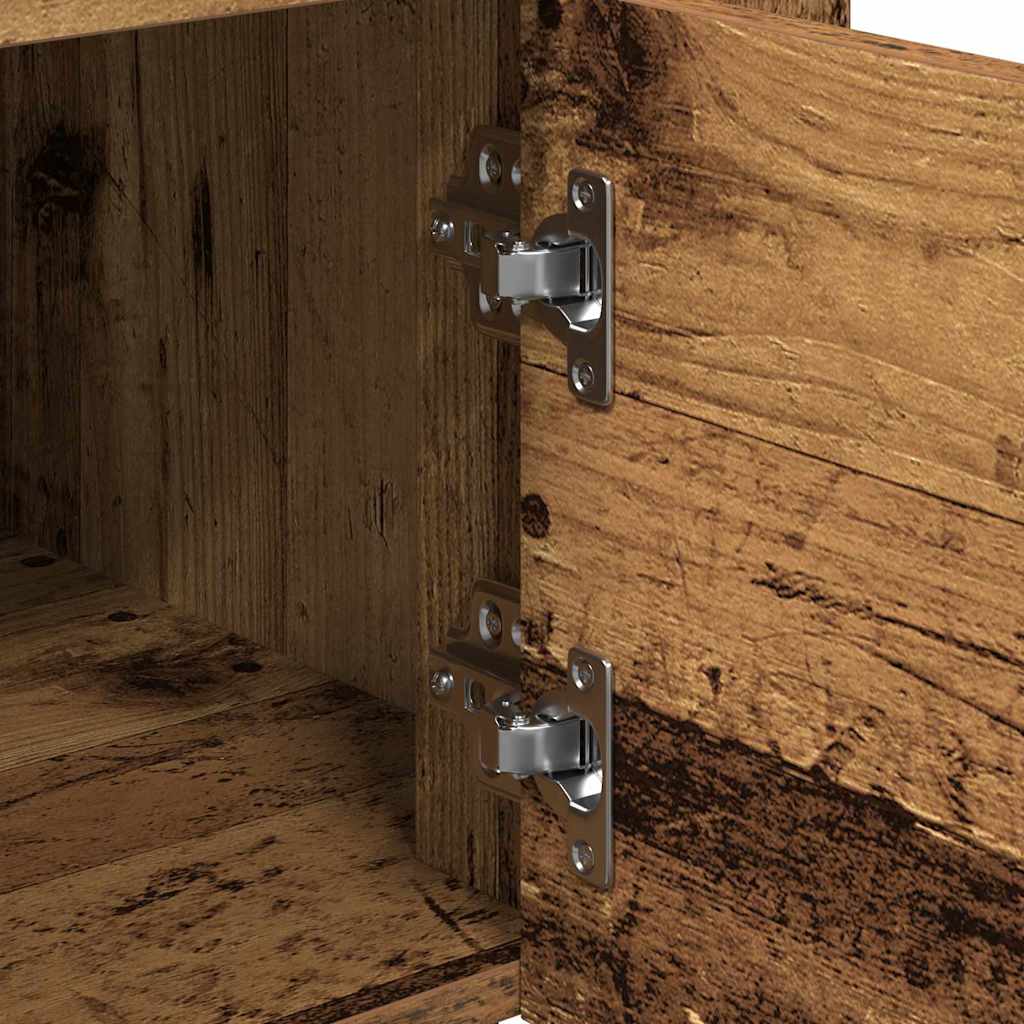 vidaXL Keukentrolley 60x45x80 cm bewerkt hout wit