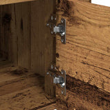 vidaXL Keukentrolley 60x45x80 cm bewerkt hout wit