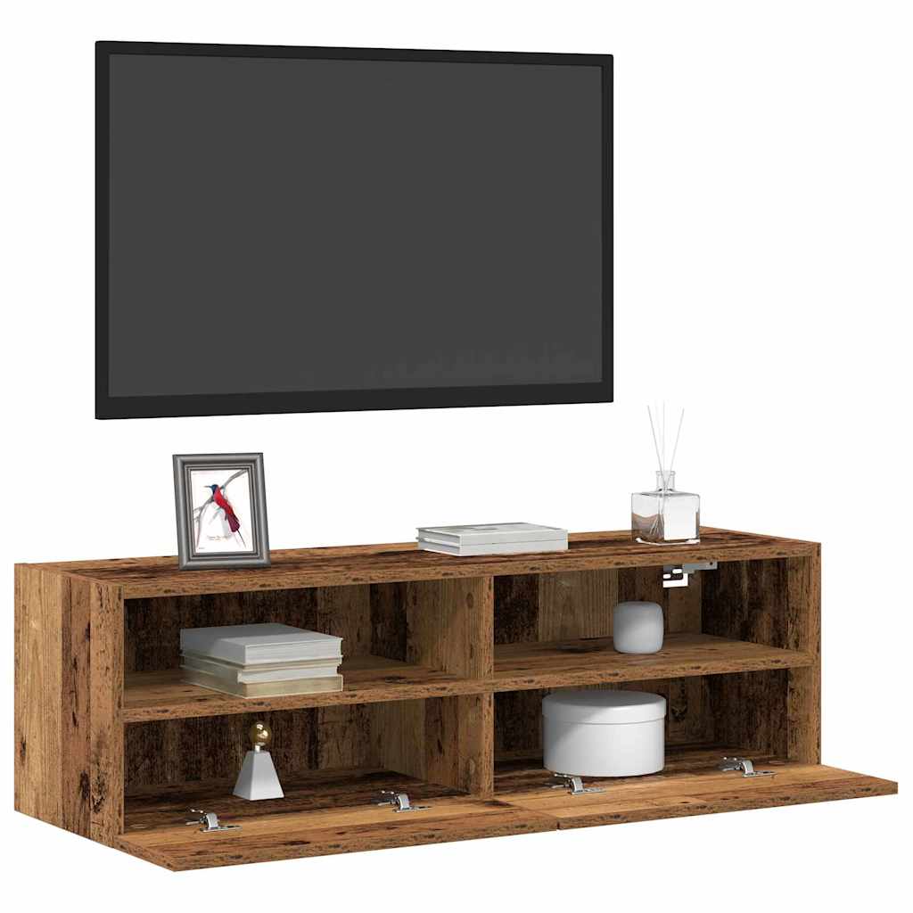 vidaXL Tv-wandmeubels 2 st 40x30x30 cm bewerkt hout wit
