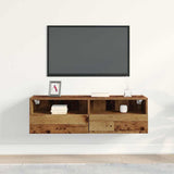vidaXL Tv-wandmeubels 2 st 40x30x30 cm bewerkt hout wit
