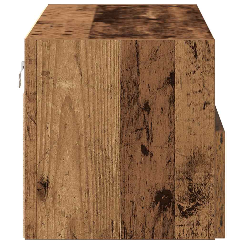 vidaXL Tv-wandmeubels 2 st 40x30x30 cm bewerkt hout wit