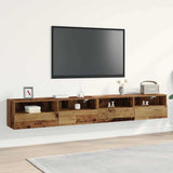 vidaXL Tv-wandmeubels 2 st 40x30x30 cm bewerkt hout wit