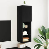 vidaXL TV Cabinets 2 pcs with LED lighting 30.5x30x60 cm white
