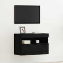 vidaXL Tv-wandmeubel met LED-verlichting 40x30x40 cm bruin eikenkleur