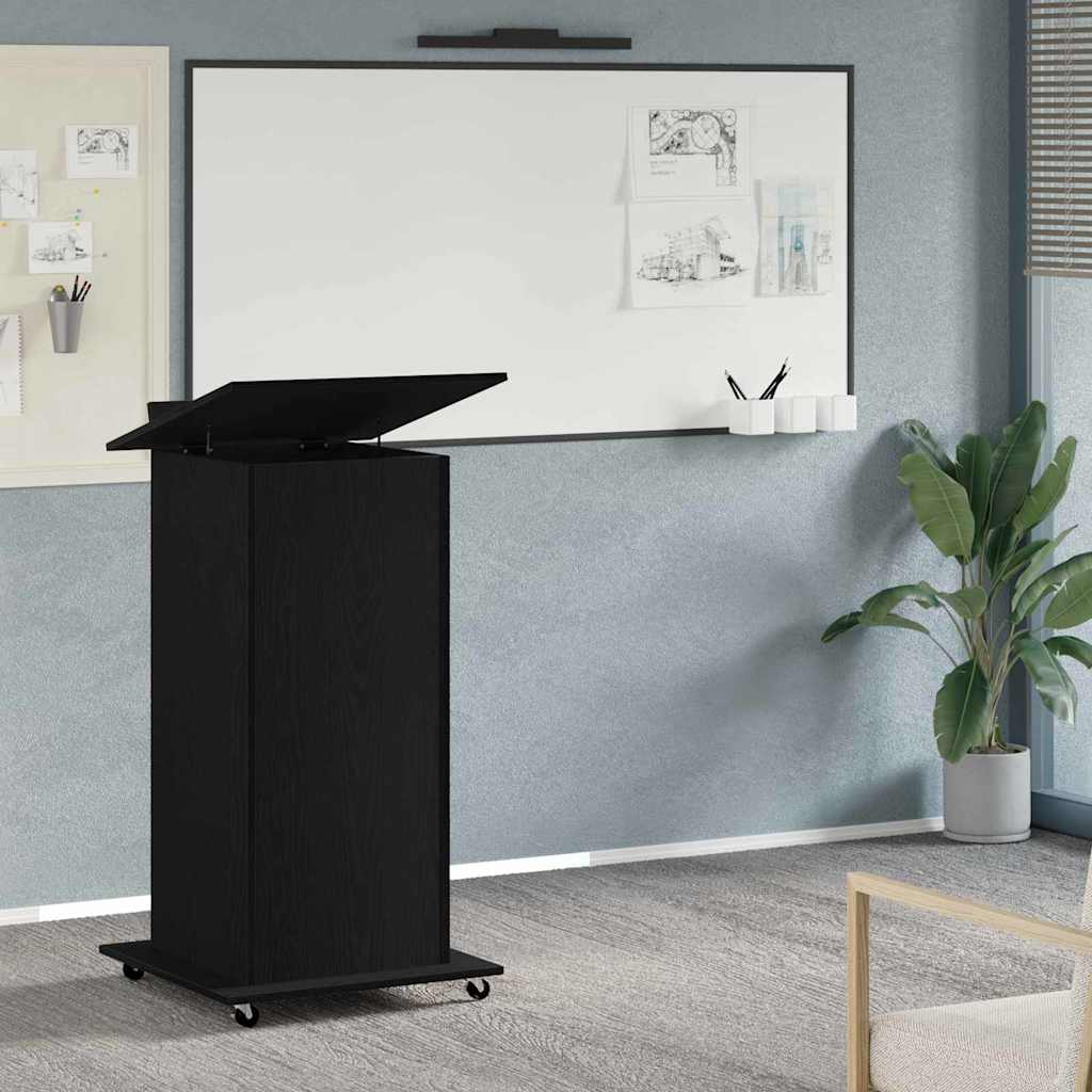 vidaXL Drafting Table with Wheels and Drawer 55x55x107 cm Engineered Wood White