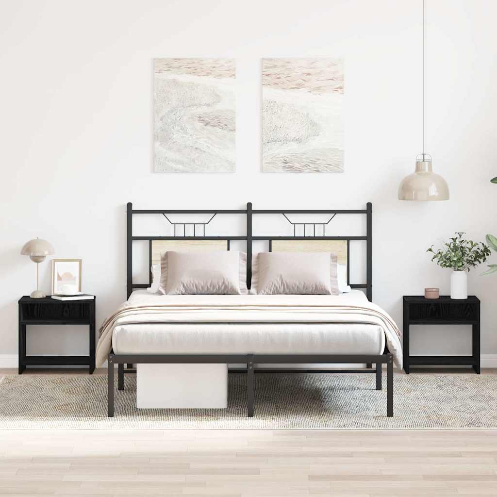 vidaXL Nachtkastje 40x30x40 cm bewerkt hout wit