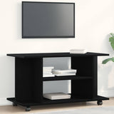 vidaXL Tv-meubel met wieltjes 80x40x45 cm bewerkt hout wit